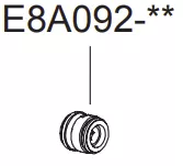 Rotule de bidet chrom&eacute;e - Jacob Delafon R&eacute;f. E8A092-CP