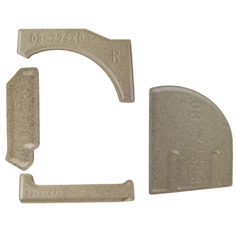 Set vermiculite porte chargement + lat�rale droite  640WD - DOVRE R�f. 70.77591.000