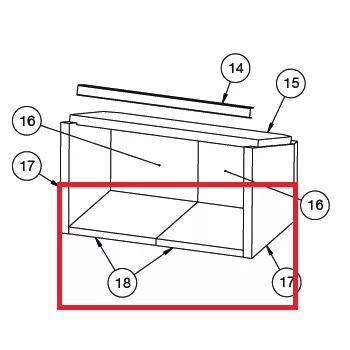 Sole foy�re 320x255x20 mm (� l\'unit�) - Heta Scan-Line r�f.1023-0126