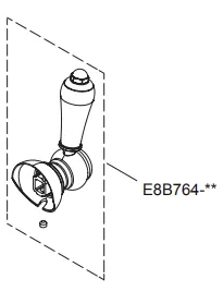 Sous Ensemble Levier - Jacob Delafon R&eacute;f. E8B764-CP
