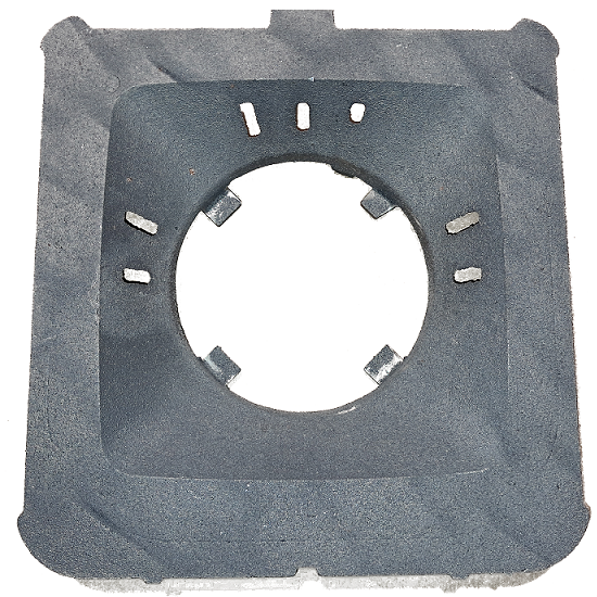 Support carr� de grille ronde - LA NORDICA R�f. 1130072 (SUIVI)