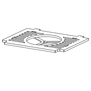 Support de grille - STOVAX Réf. MEC11168