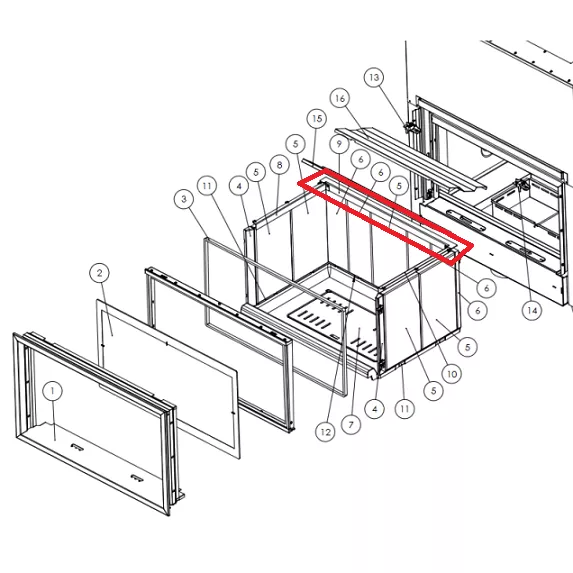 Support dessus arri�re pour briques r�fractaires - LACUNZA r�f. 504000000861