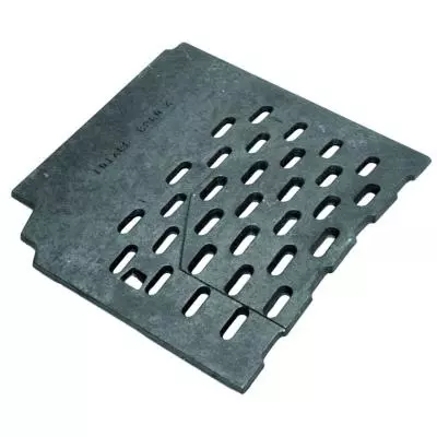 Support foyer droit (demi-grille) 362101 / 363101 - pi�ce d\'origine GODIN r�f. 20368362101001 (STOCK)