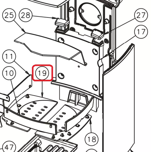 SUPPORT FOYER GAUCHE 388103 - GODIN R�f. 10369388103053