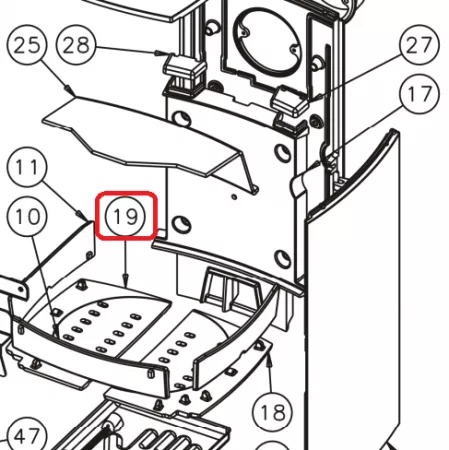 SUPPORT FOYER GAUCHE 388103 - GODIN R&eacute;f. 10369388103053