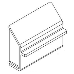 Support lat�ral de grille - STOVAX R�f. SL52