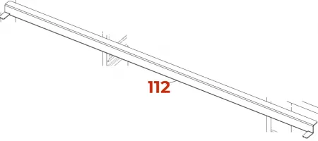 Support métal - PALAZZETTI Réf. 895721540