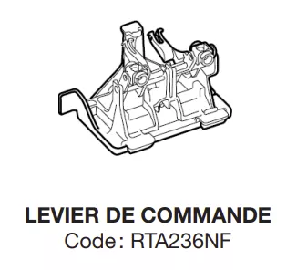 Syst&egrave;me d\'activation de la chasse - Jacob Delafon R&eacute;f. RTA236NF