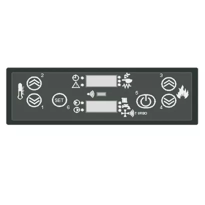 Tableau de commande avec afficheur � LED - MCZ (Cadel-FreePoint-Red) R�f.4160311