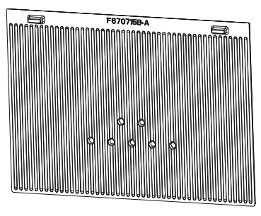 Taque / plaque arri�re foyer - INVICTA R�f.F670715B-A (SUIVI)