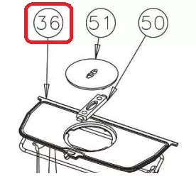 TAQUE 366701 BRUT - GODIN R&eacute;f. 11401366701000