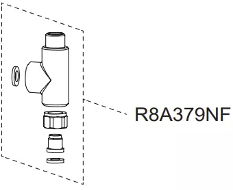 T&eacute; d\'alimentation Carafe - Jacob Delafon R&eacute;f. R8A379NF