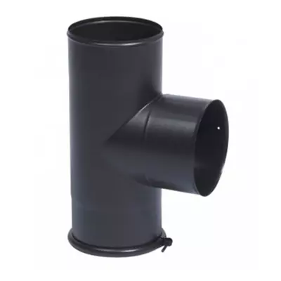 T� EQ avec tampon �153F piquage r�duit �150F noir mat - TEN R�f. 346416 (STOCK)