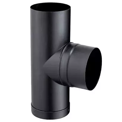 T� tampon �130 F/F �maill� noir mat - Poujoulat r�f. 56130955