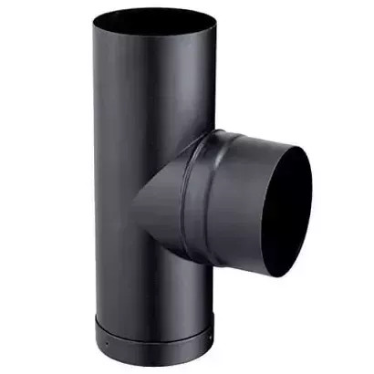 T� tampon �130 F/F �maill� noir mat - Poujoulat r�f. 56130955