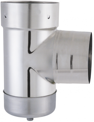 TE TUBAGE 90� + PURGE INOX 150 - TEN R�f. 886150