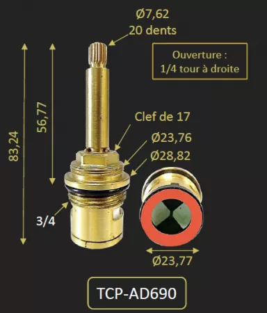 TETE - PAINI R&eacute;f. TCP-AD690