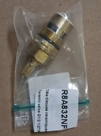 T&ecirc;te disques c&eacute;ramiques G1/2 1/2TR droite - Jacob Delafon R&eacute;f. R8A832NF
