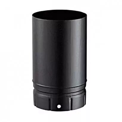 Tuyau �130 M/F 25cm �maill� noir mat - Poujoulat r�f. 56130903