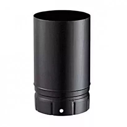 Tuyau �130 M/F 25cm �maill� noir mat - Poujoulat r�f. 56130903