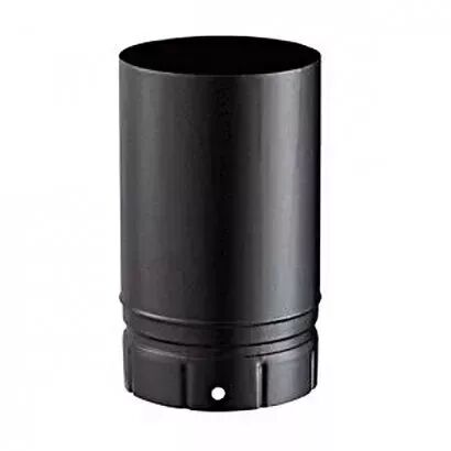 Tuyau �130 M/F 25cm �maill� noir mat - Poujoulat r�f. 56130903