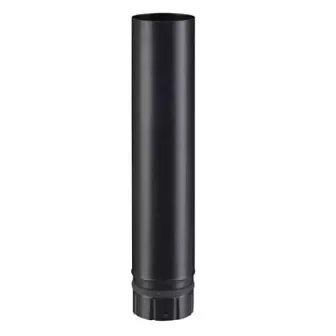 Tuyau �130 M/F 50cm �maill� noir mat - Poujoulat r�f. 56130904