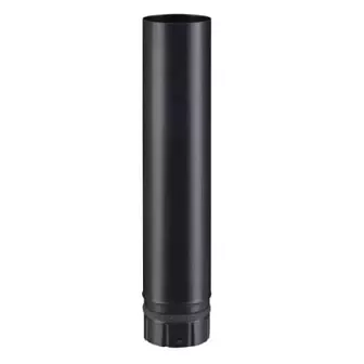 Tuyau �130 M/F 50cm �maill� noir mat - Poujoulat r�f. 56130904