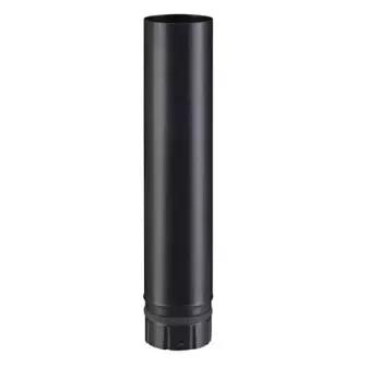 Tuyau �130 M/F 50cm �maill� noir mat - Poujoulat r�f. 56130904