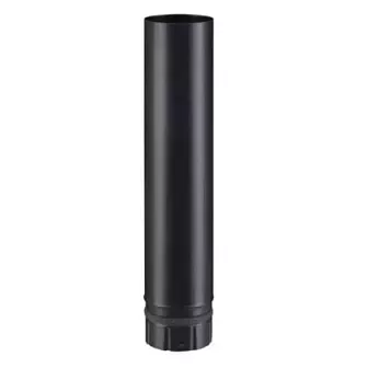 Tuyau �130 M/F 50cm �maill� noir mat - Poujoulat r�f. 56130904