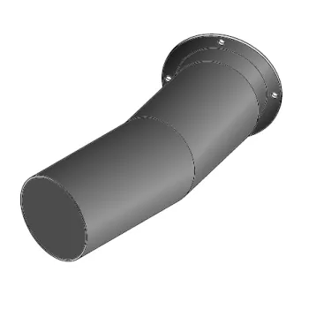 Tuyau sortie fumées - MCZ (Cadel-FreePoint-Red) Réf.41601001460