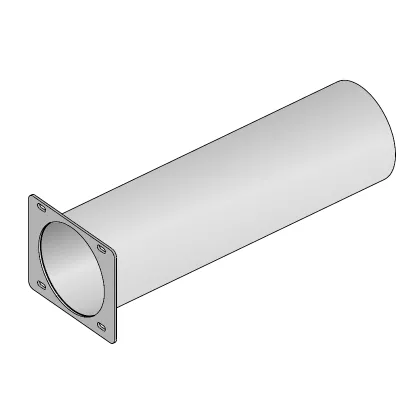 Tuyau sortie fumées - MCZ (Cadel-FreePoint-Red) Réf.41601103860