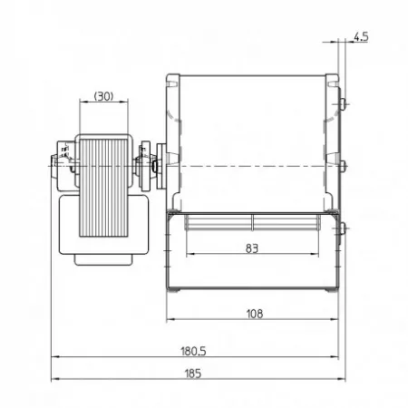 Ventilateur centrifuge - FERGAS r&eacute;f. 206453