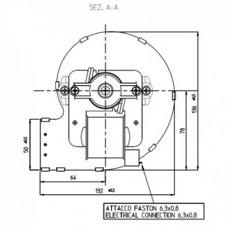 Ventilateur centrifuge - FERGAS r&eacute;f. 207700