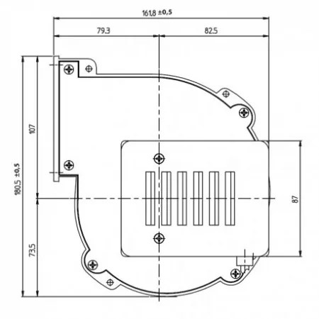 Ventilateur centrifuge - FERGAS r&eacute;f. 209108