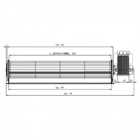 Ventilateur tangentiel - FERGAS 114524
