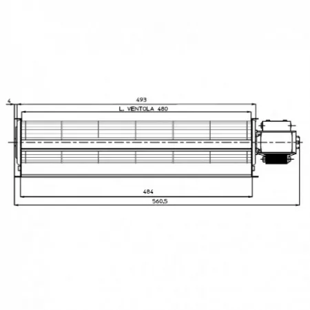 Ventilateur tangentiel - FERGAS 115008