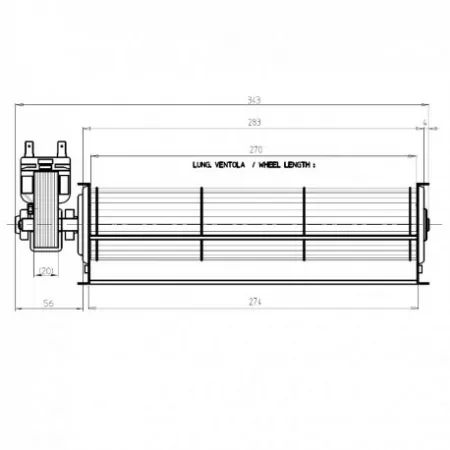Ventilateur tangentiel - FERGAS 116823