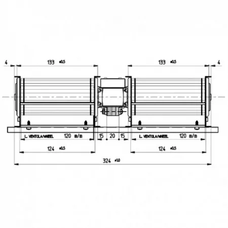 Ventilateur tangentiel - FERGAS 119308