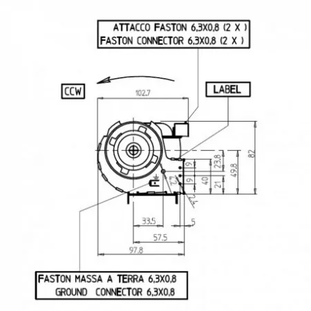 Ventilateur tangentiel - FERGAS 120121