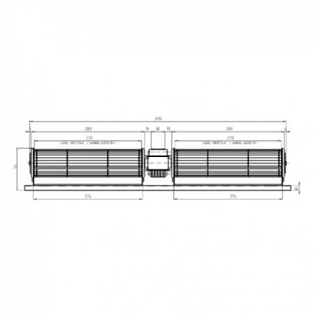 Ventilateur tangentiel - FERGAS 120121
