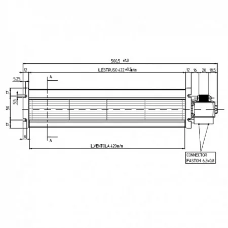 Ventilateur tangentiel - FERGAS 138551
