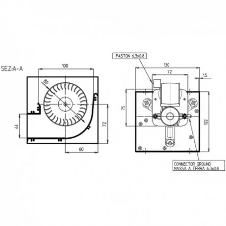 Ventilateur tangentiel - FERGAS 148303