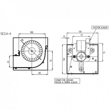 Ventilateur tangentiel - FERGAS 149508