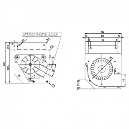Ventilateur tangentiel - FERGAS 153455