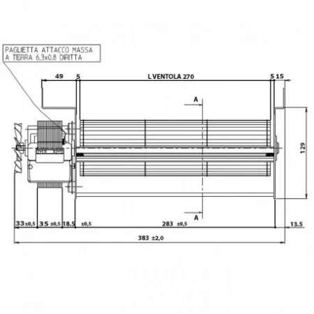 Ventilateur tangentiel - FERGAS 153455