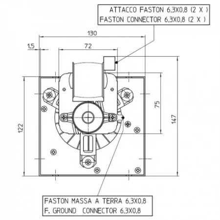 Ventilateur tangentiel - FERGAS 153459