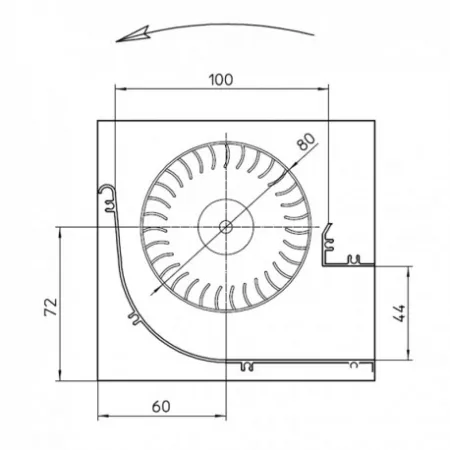 Ventilateur tangentiel - FERGAS 153459