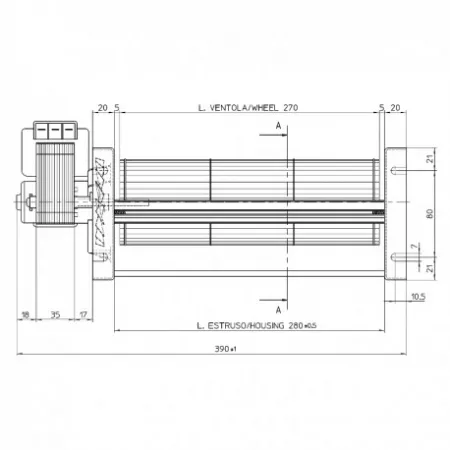 Ventilateur tangentiel - FERGAS 153459
