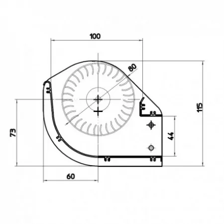 Ventilateur tangentiel - FERGAS 153507